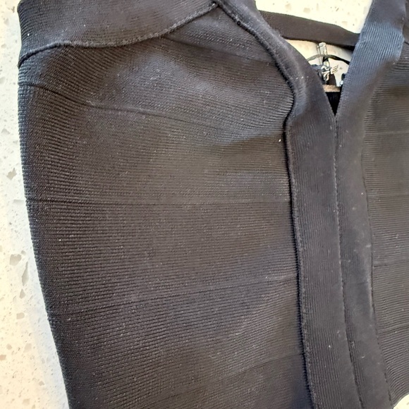 GUESS Black Mirage Ottoman Bandage Crop Tank Top Womens Y2K XS Sexy Stretch Span - Picture 14 of 14